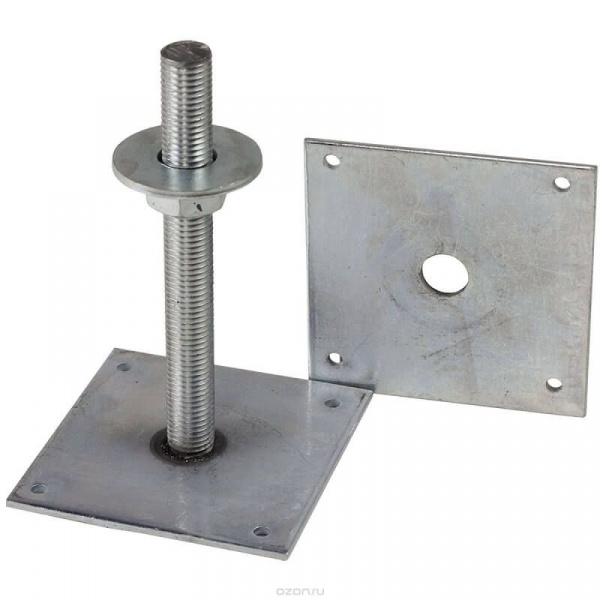 Анкер регулируемый М24 150х200х150х4мм (Компенсатор усадки)