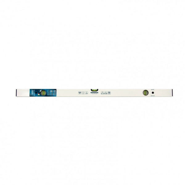 Уровень алюминиевый, 1000 мм, фрезерованный, 3 глазка, магнитный Gross