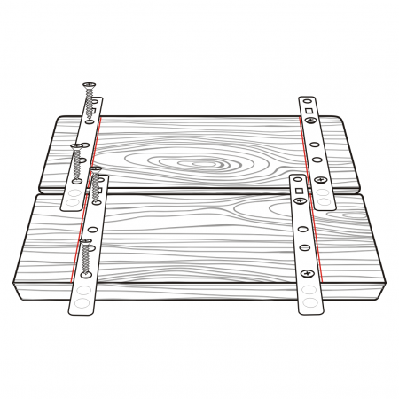 Ranfix Пластина Эко 1,8*190 мм со стопором