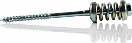 Пружинный узел для стяжки бруса 10х200