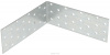 Крепежный уголок равносторонний перфорированный KUR 60х60х40х2 мм
