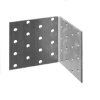 Крепежный уголок равносторонний перфорированный KUR 40х40х80х2 мм