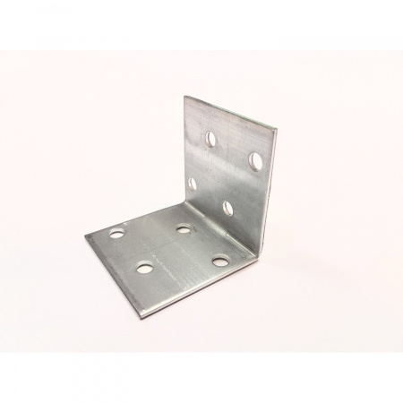 Крепежный уголок равносторонний перфорированный KUR 40х40х50х2 мм
