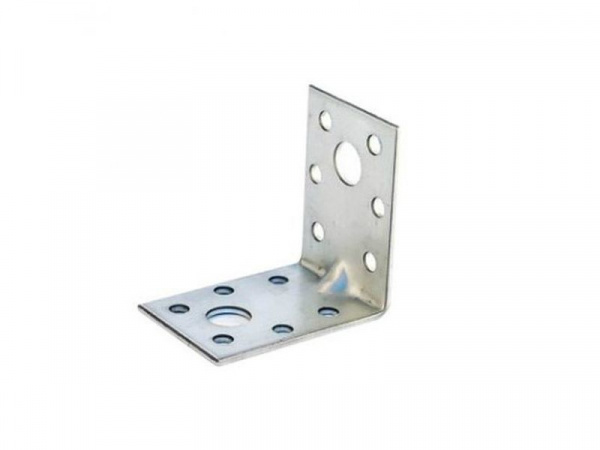 Уголки крепежные усиленные перфорированные KUU 70х70х55х2 мм