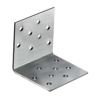 Крепежный уголок равносторонний перфорированный KUR 80*80*80*2 мм