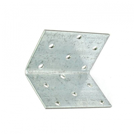 Крепежный уголок равносторонний перфорированный KUR 40*40*60*2 мм