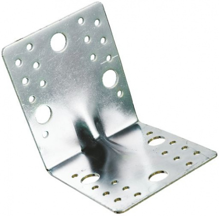 Уголки крепежные усиленные перфорированные KUU 130х130х100х2 мм