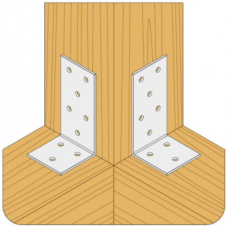 Крепежный уголок анкерный KUA  40х140х40х2 мм