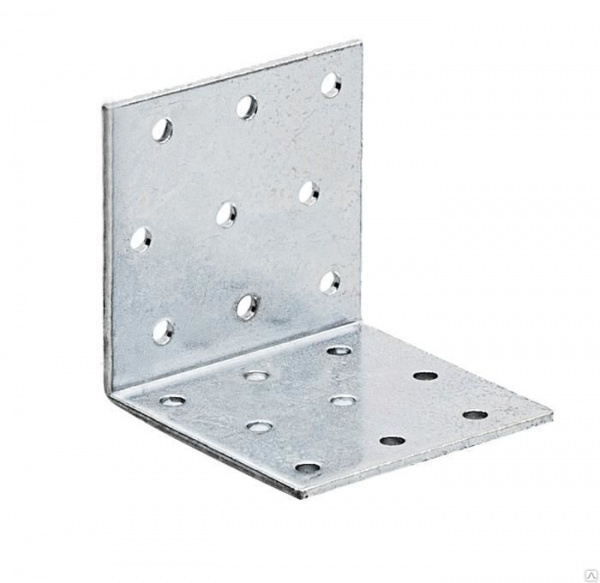 Крепежный уголок равносторонний перфорированный KUR 50х50х40х2 мм